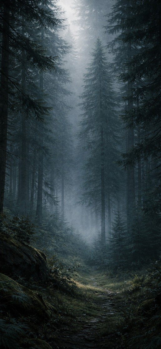 طريق داخل الغابة